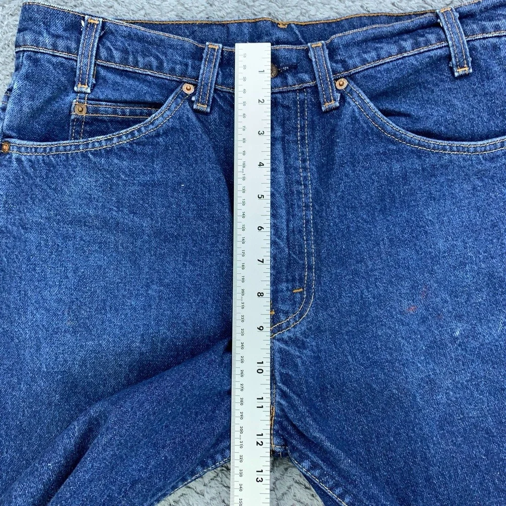 Levi's 517 Jeans Mens 34x30 Bootcut Orange Tab USA Made Vintage Denim 80's Faded